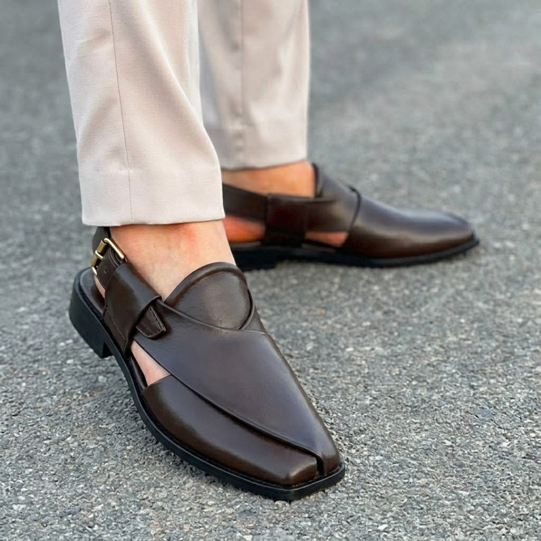 Brown Classic Peshawari Sandal