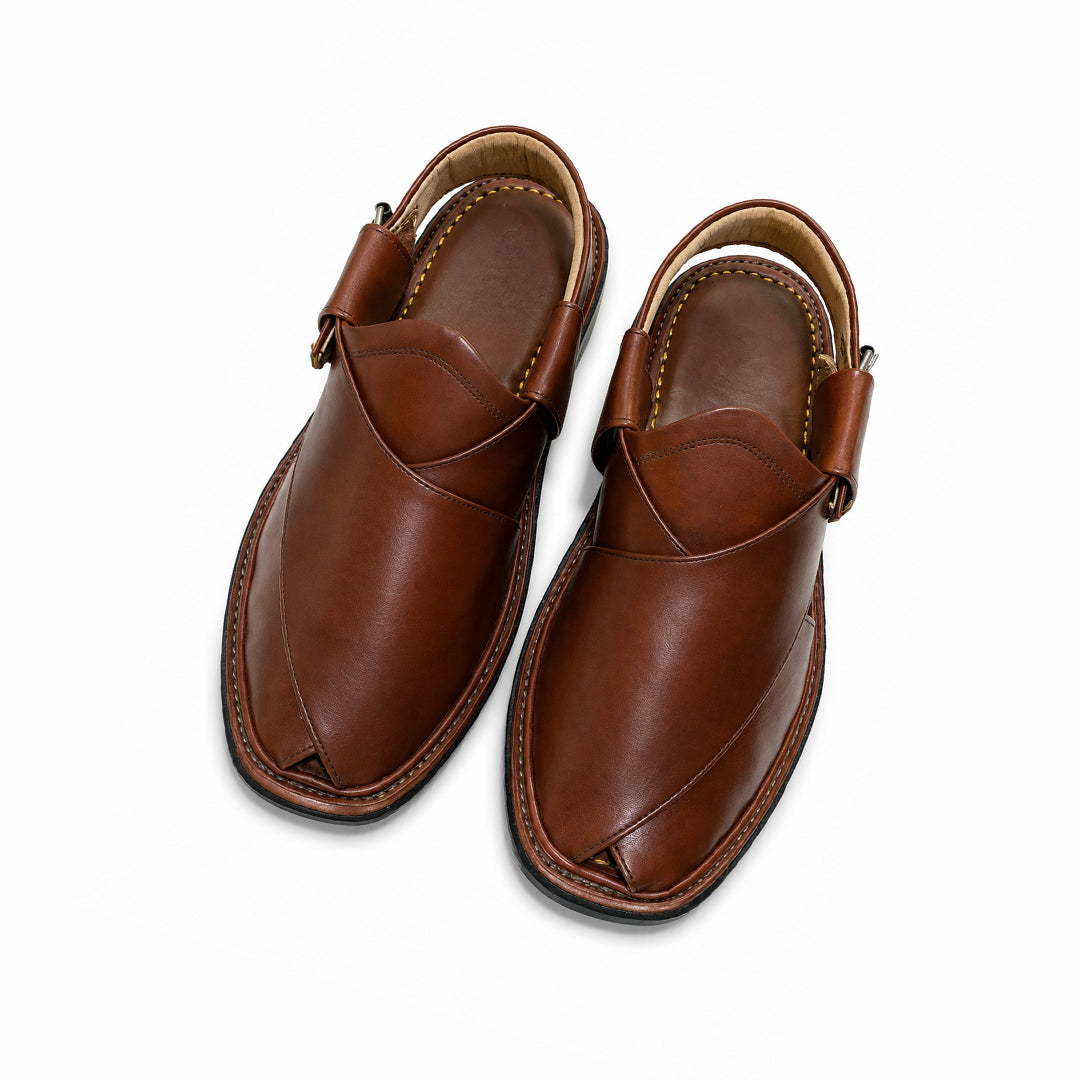 Chestnut Brown Peshawari Sandal