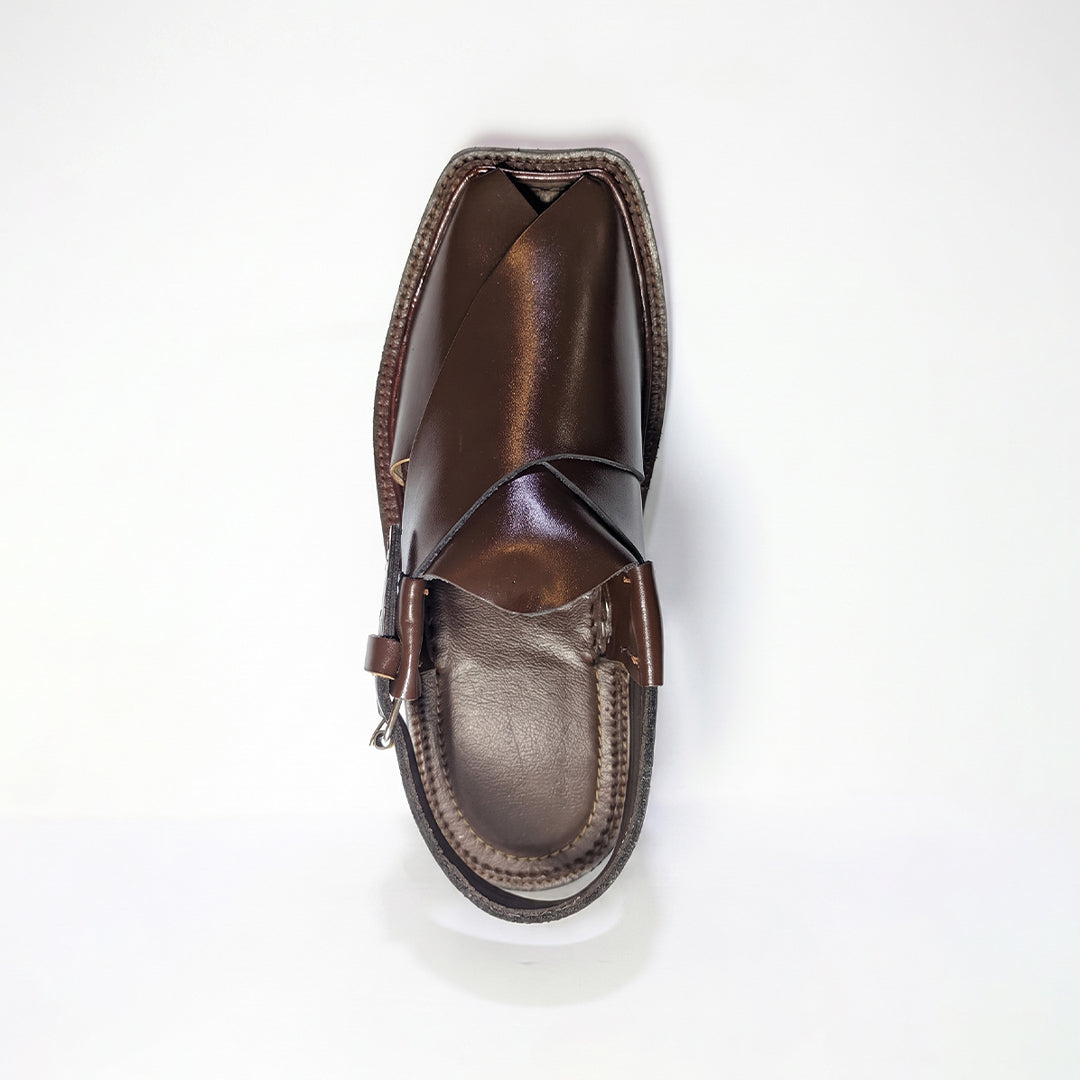 Dark Brown Classic Peshawari Sandal