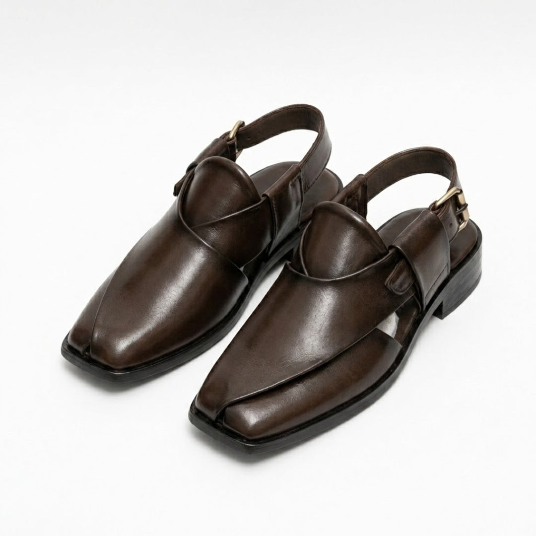 Brown Classic Peshawari Sandal